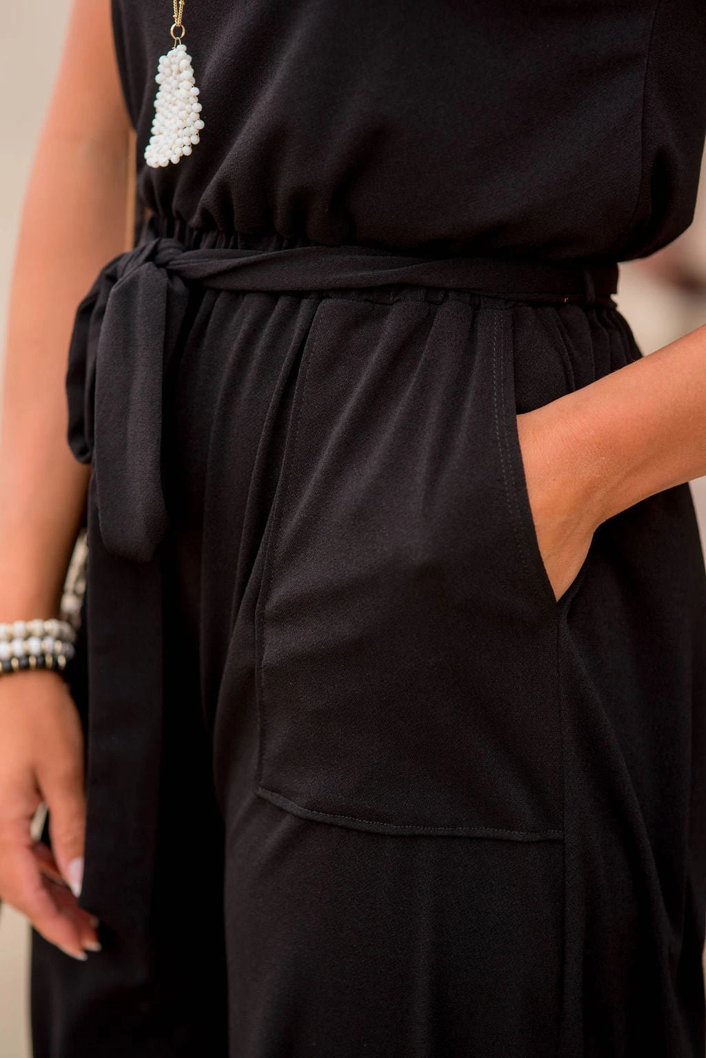 Square Neck Cropped Jumpsuit 8 Square Neck Cropped Jumpsuit - Image 8