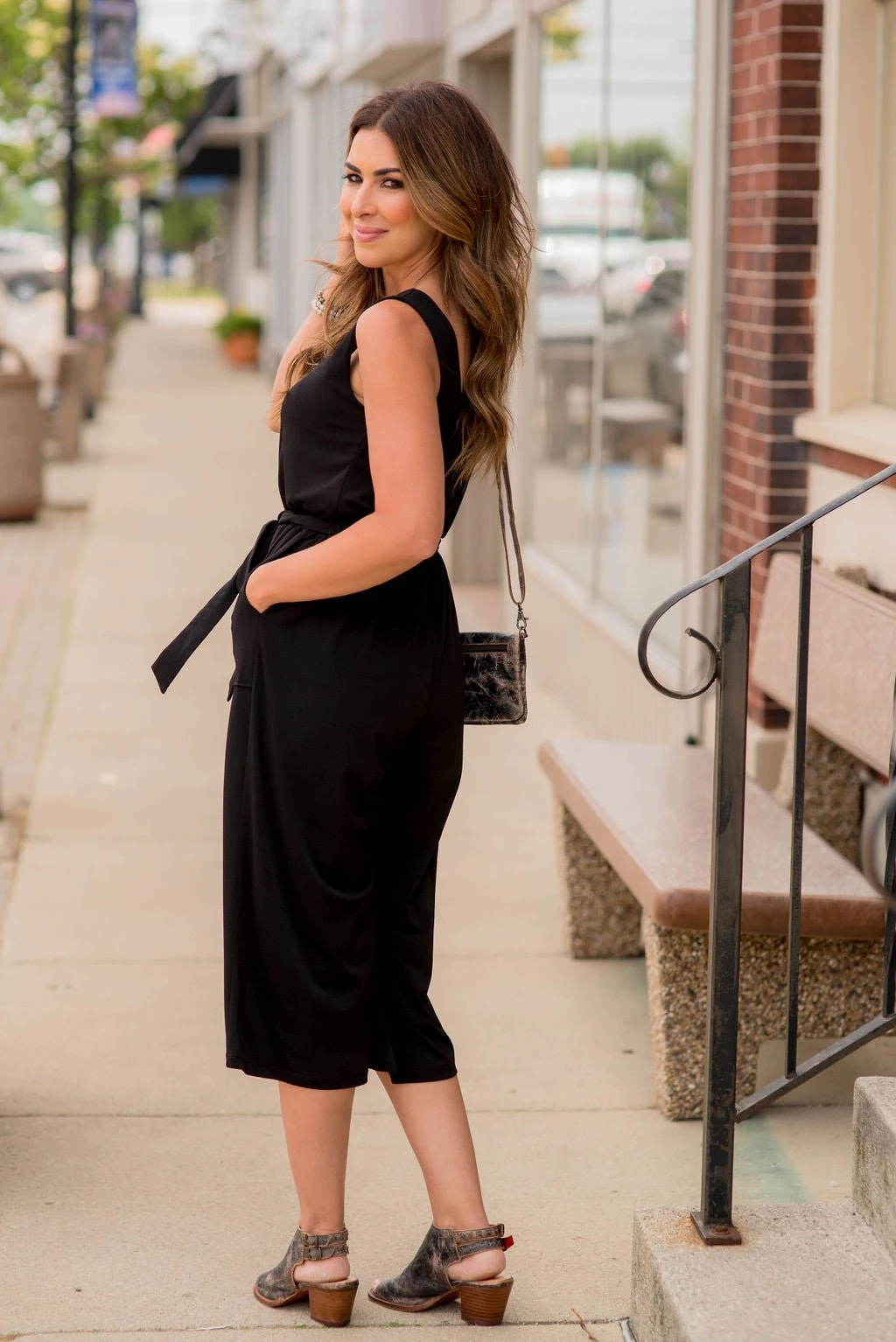 Square Neck Cropped Jumpsuit 9 Square Neck Cropped Jumpsuit - Image 9