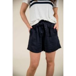 Tie Top Paper Bag Shorts -Women's Clothing Store BB 6202 6e888b23 108a 464d b2e1 439e8d821b6d