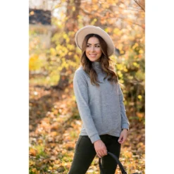 Ribbed & Zipped Textured Sweatshirt -Women's Clothing Store BB 6217 3cc5a161 3e6a 434f 96a5 b149c20792c4