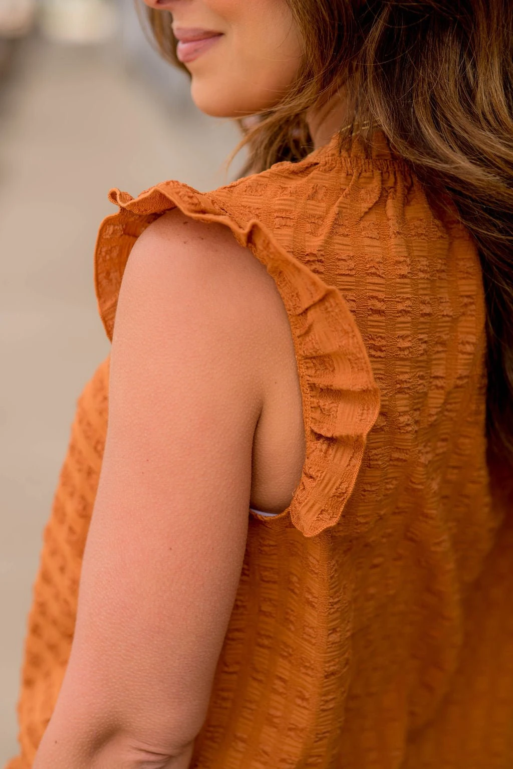 Subtle Textured Flutter Trim Tank 8 Subtle Textured Flutter Trim Tank - Image 8