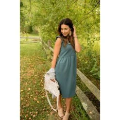 Ruffled Tank Dress -Women's Clothing Store BB 6229 01ad4513 cea3 4a79 aa4a 44217f7fda1c