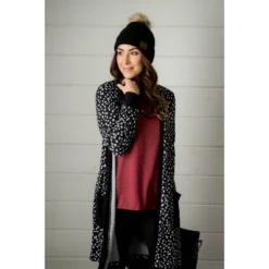 Solid Accent Dottie Tunic Cardigan -Women's Clothing Store BB 6250 89e27960 7c1b 4a3e 9f8a 3bb2dbb1f923