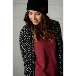 Solid Accent Dottie Tunic Cardigan -Women's Clothing Store BB 6255 cc34661a 5c2d 4938 9446 992b3879b8fc