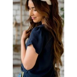 Capped Two Scallop Sleeve Tee 35 Capped Two Scallop Sleeve Tee -Women's Clothing Store BB 6305 a8465aad 9a90 4790 989b 0c8e1c56a842