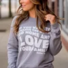 Love Your Family Graphic Crewneck