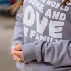 Love Your Family Graphic Crewneck -Women's Clothing Store BB 6315 74b9157b 9c58 4178 8f5e b07dd4dd8420 533504