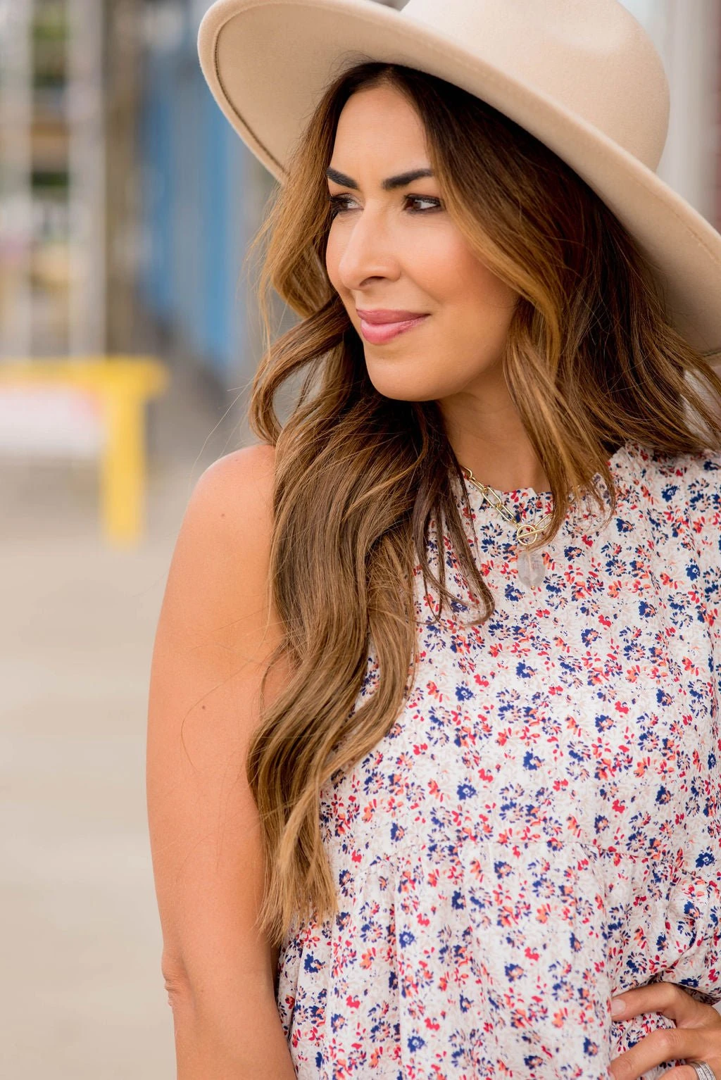 Mini Blooms Peplum Tank 7 Mini Blooms Peplum Tank - Image 7