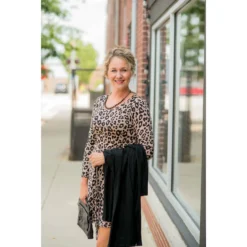 Cheetah Tie Dress -Women's Clothing Store BB 6371 8794ef54 170a 4436 9d71 641253be4c44