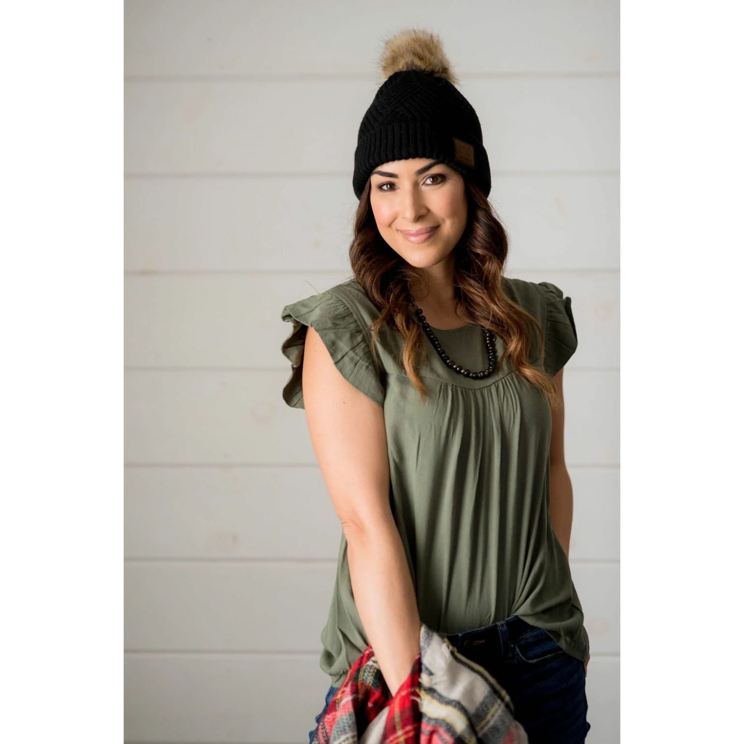 Bib Flutter Sleeve Blouse 8 Bib Flutter Sleeve Blouse - Image 8