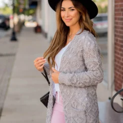 Diamond Knit Tunic Cardigan -Women's Clothing Store BB 6419 79371f05 a8bb 434a 8cc2 60d3551d30cb 776413