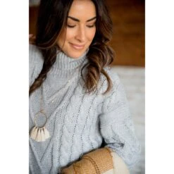 Beaded Fringe Necklace -Women's Clothing Store BB 6433 587c4455 a1d3 4dd6 a27c 8d41dfa777d5