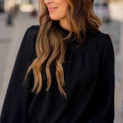 Classy Cinched Neck Blouse -Women's Clothing Store BB 6494 77a64dae 4ca3 4b8a ba40 d01f06cf651b 110239