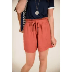 Tie Waisted Shorts -Women's Clothing Store BB 6559 73dae514 9532 42b8 a1c9 57df581d0509