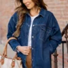 Oversized Denim Shacket