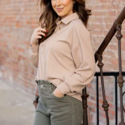 Braided Button Accented Pullover 34 Braided Button Accented Pullover -Women's Clothing Store BB 6563 b7188506 f3f5 4326 b682 bc0843fb4560