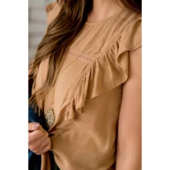 Embroidered Flutter Accent Tank -Women's Clothing Store BB 6579 4c32e9d1 49ca 493e ac59 ff3bfb1bba56