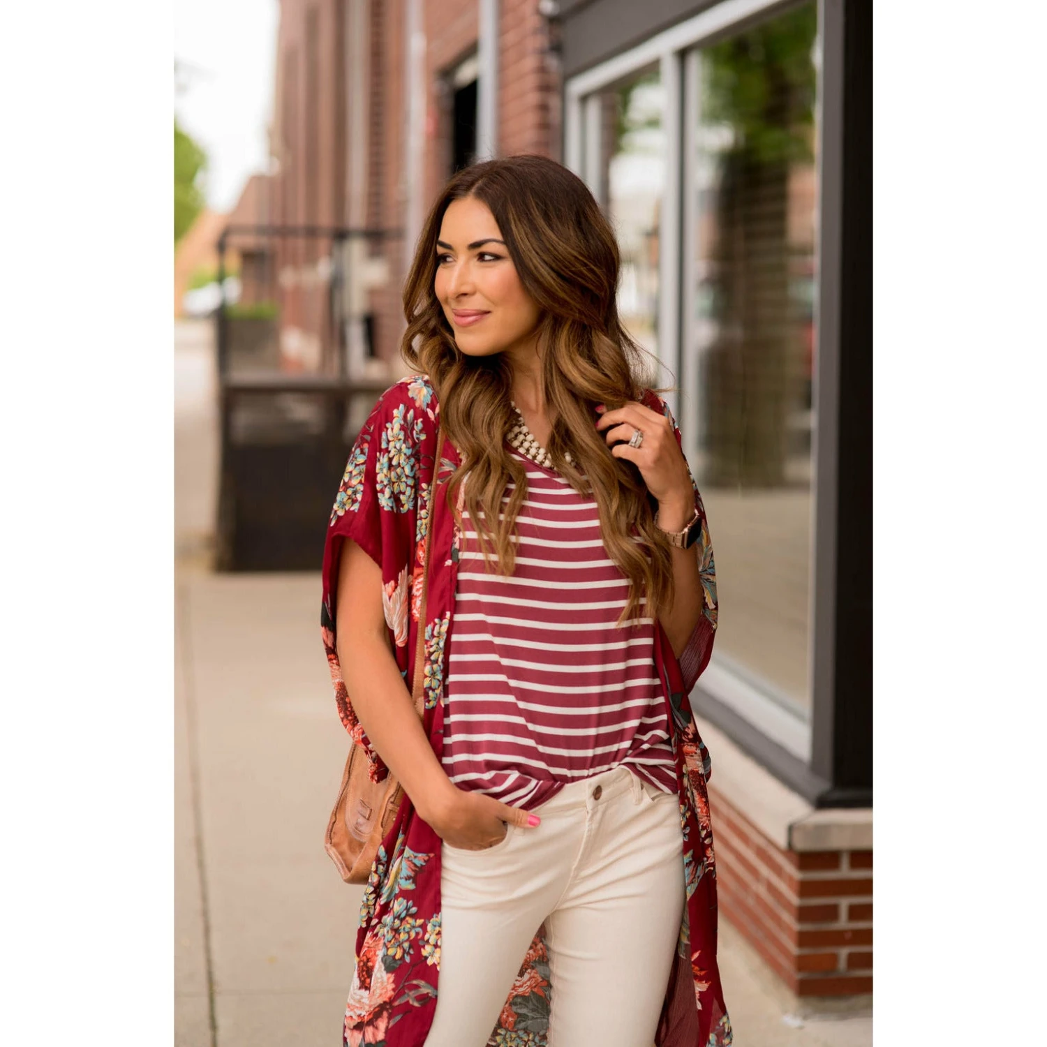 Striped Basic Short Sleeve Tee 11 Striped Basic Short Sleeve Tee - Image 11