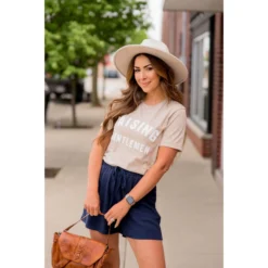 Raising Gentlemen Graphic Tee -Women's Clothing Store BB 6655 6090a102 8363 4575 ae6c edc48a4f1364