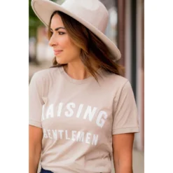Raising Gentlemen Graphic Tee -Women's Clothing Store BB 6668