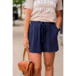 Lightweight Drawstring Shorts 38 Lightweight Drawstring Shorts -Women's Clothing Store BB 6670