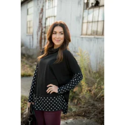 Touch Of Polka Dot Cowl Neck 11 Touch Of Polka Dot Cowl Neck -Women's Clothing Store BB 6702 b5a94113 c73d 4684 b091 b597d91751aa