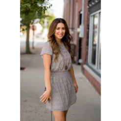 Micro Mini Cheetah Dress -Women's Clothing Store BB 6714