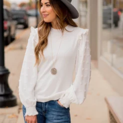 Textured Dot Sleeve Blouse 32 Textured Dot Sleeve Blouse -Women's Clothing Store BB 6721 59cf9622 fe78 4d57 9a4b 3bf203d076c0 287841