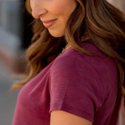 Basic Slub Short Sleeved Tee -Women's Clothing Store BB 6753 6531f13f 6b34 4d76 a9c8 bdc2aac3b641 869448