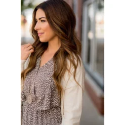 Stylish Cheetah Flitter Sleeve Dress -Women's Clothing Store BB 6772 d66a27df 4426 4923 b373 7f7d19afc4d3