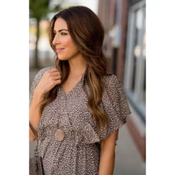 Stylish Cheetah Flitter Sleeve Dress -Women's Clothing Store BB 6782 8911dfbe 63cf 430a b669 f70cdc4b457f