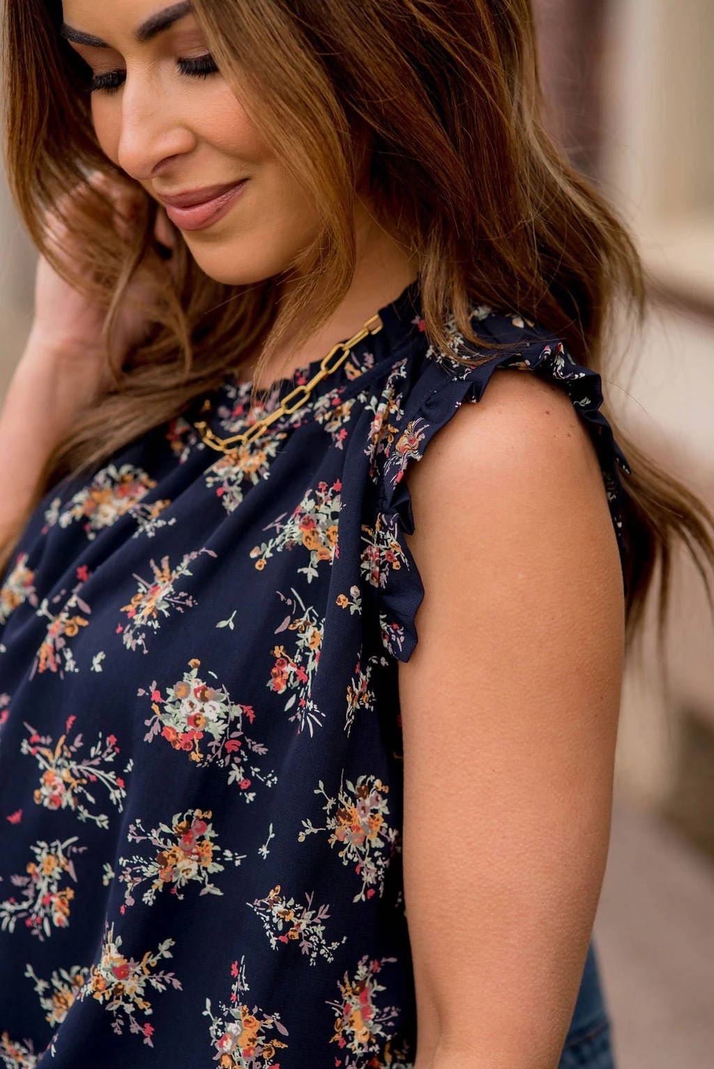 Mini Bouquets Ruffle Trim Tank 17 Mini Bouquets Ruffle Trim Tank - Image 17