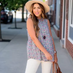 Mini Blooms Peplum Tank 33 Mini Blooms Peplum Tank -Women's Clothing Store BB 6786 a18ea3a7 9898 4dce b17f f8953814add8 173849