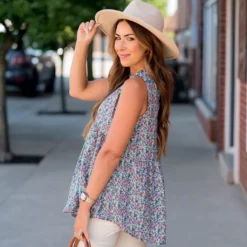 Mini Blooms Peplum Tank 32 Mini Blooms Peplum Tank -Women's Clothing Store BB 6800 c1fc2e29 f9a4 4858 8ed6 a086f2f75851 650128