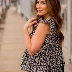 Scattered Blooms Ruche Accented Blouse 31 Scattered Blooms Ruche Accented Blouse -Women's Clothing Store BB 6806 117b92d0 0b4f 49ec 943f 38c079278da0 724934