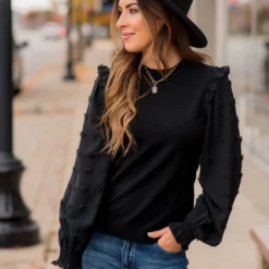 Textured Dot Sleeve Blouse 22 Textured Dot Sleeve Blouse -Women's Clothing Store BB 6808 7e2e7c6b de51 429c 81e6 92d5ebcc9a98 443587