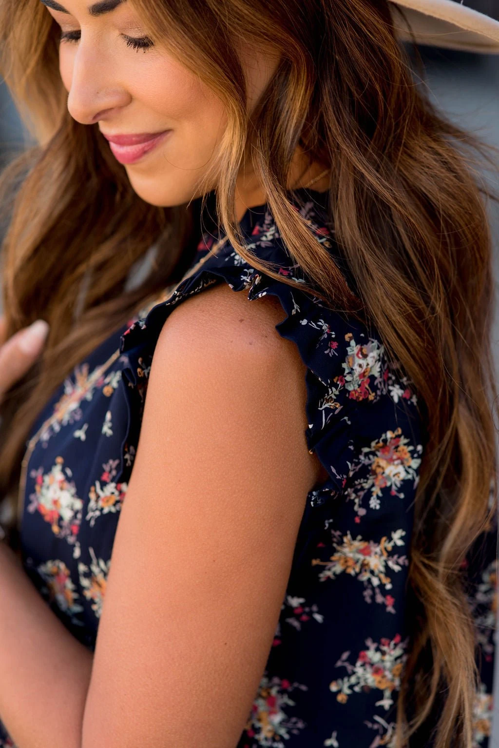 Mini Bouquets Ruffle Trim Tank 12 Mini Bouquets Ruffle Trim Tank - Image 12