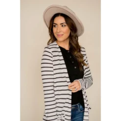 Thin Striped Tunic Cardigan -Women's Clothing Store BB 6819 dc8e2b66 a343 4f1a a006 029dd5fdfd21