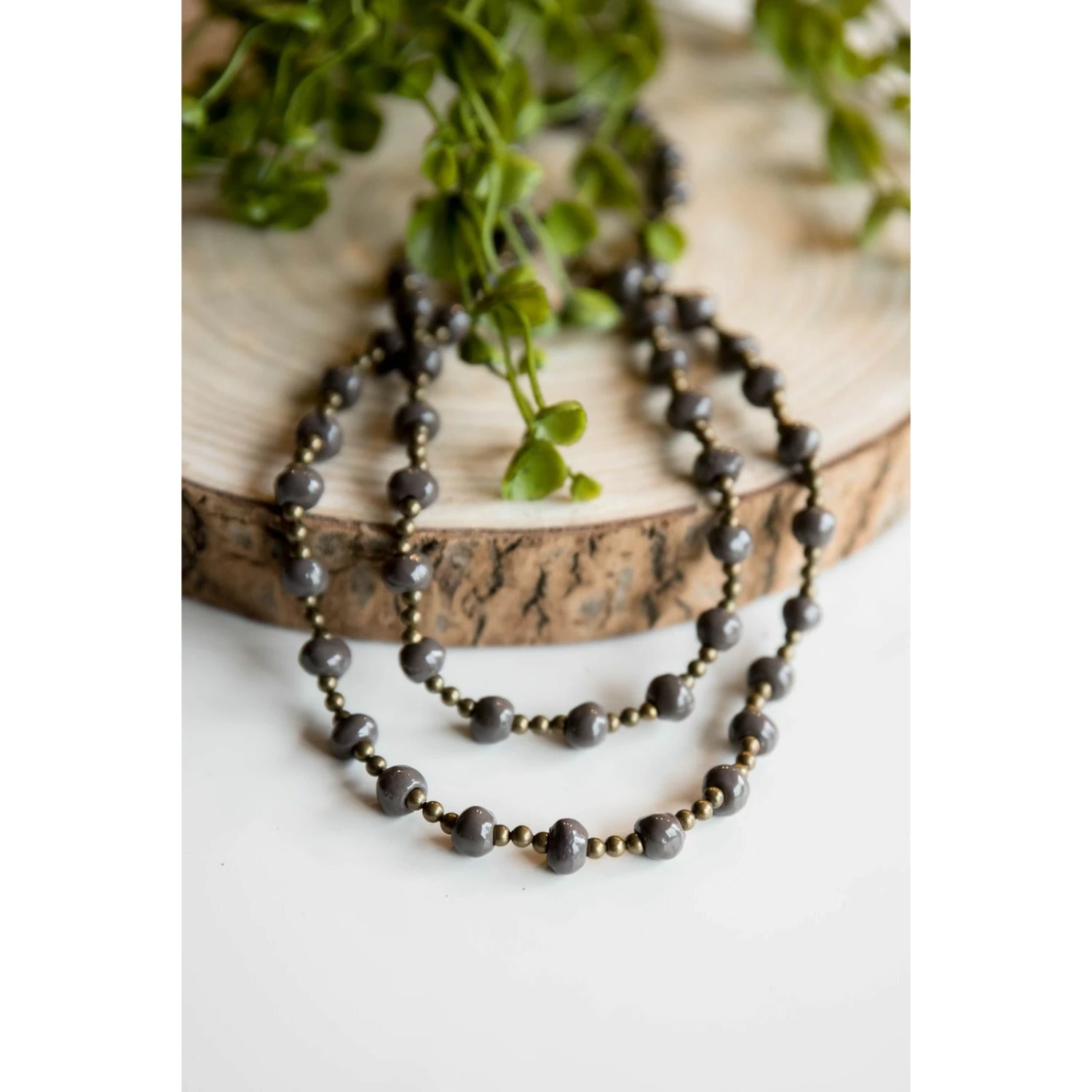 Bel Koz Long Clay Necklace 7 Bel Koz Long Clay Necklace - Image 7