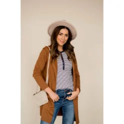 Hooded Tunic Cardigan -Women's Clothing Store BB 6886 afb7de5c bed9 4c27 920f 6239686af02e