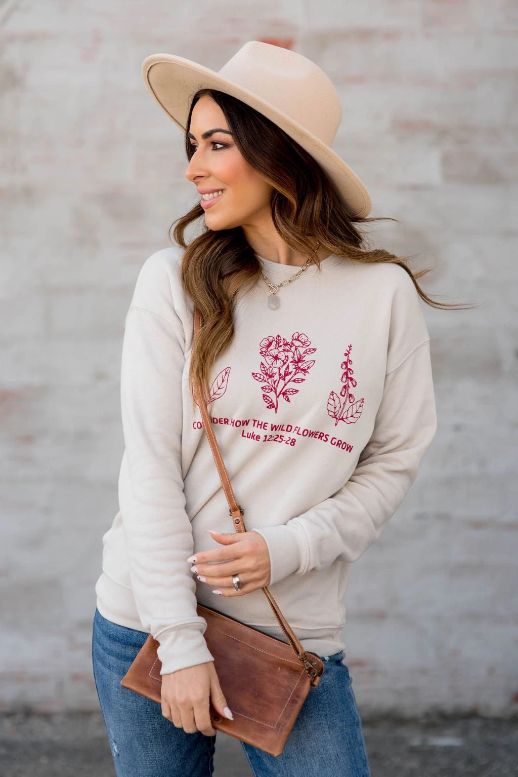 Wildflowers Graphic Crewneck 2 Wildflowers Graphic Crewneck - Image 2