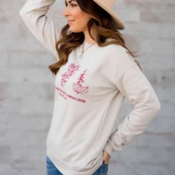 Wildflowers Graphic Crewneck 12 Wildflowers Graphic Crewneck -Women's Clothing Store BB 6907 0b1f0009 6e28 49c5 ab79 ae88e84ded2f 484017