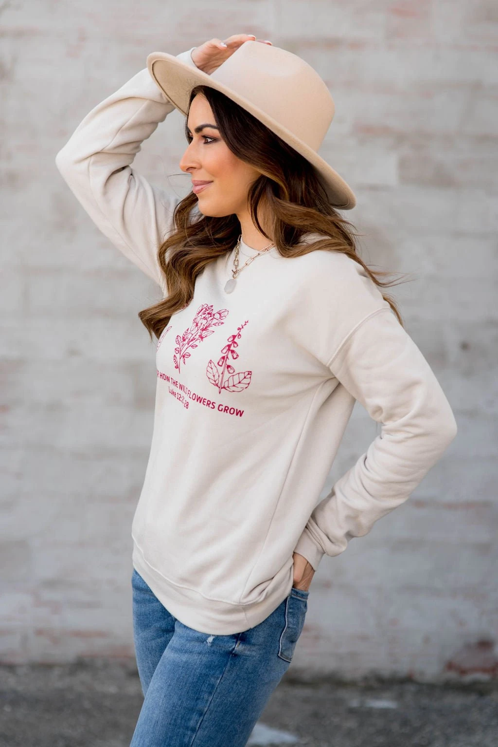 Wildflowers Graphic Crewneck 3 Wildflowers Graphic Crewneck - Image 3