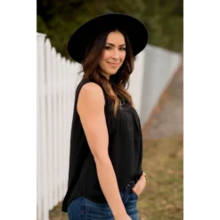 Slit Blouse Tank -Women's Clothing Store BB 6909 1