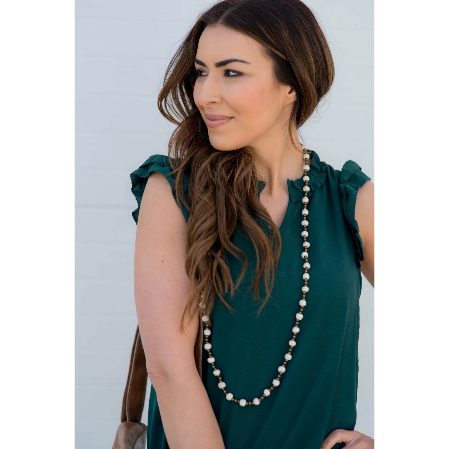 V-Neck Ruffle Tank 8 V-Neck Ruffle Tank - Image 8