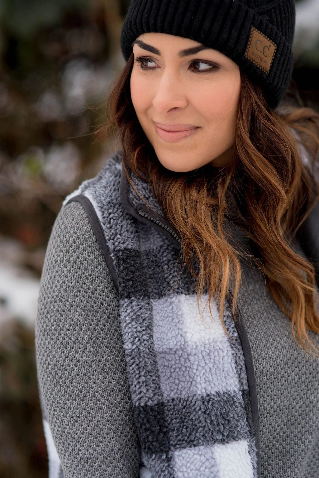 Buffalo Plaid Sherpa Vest 10 Buffalo Plaid Sherpa Vest - Image 10