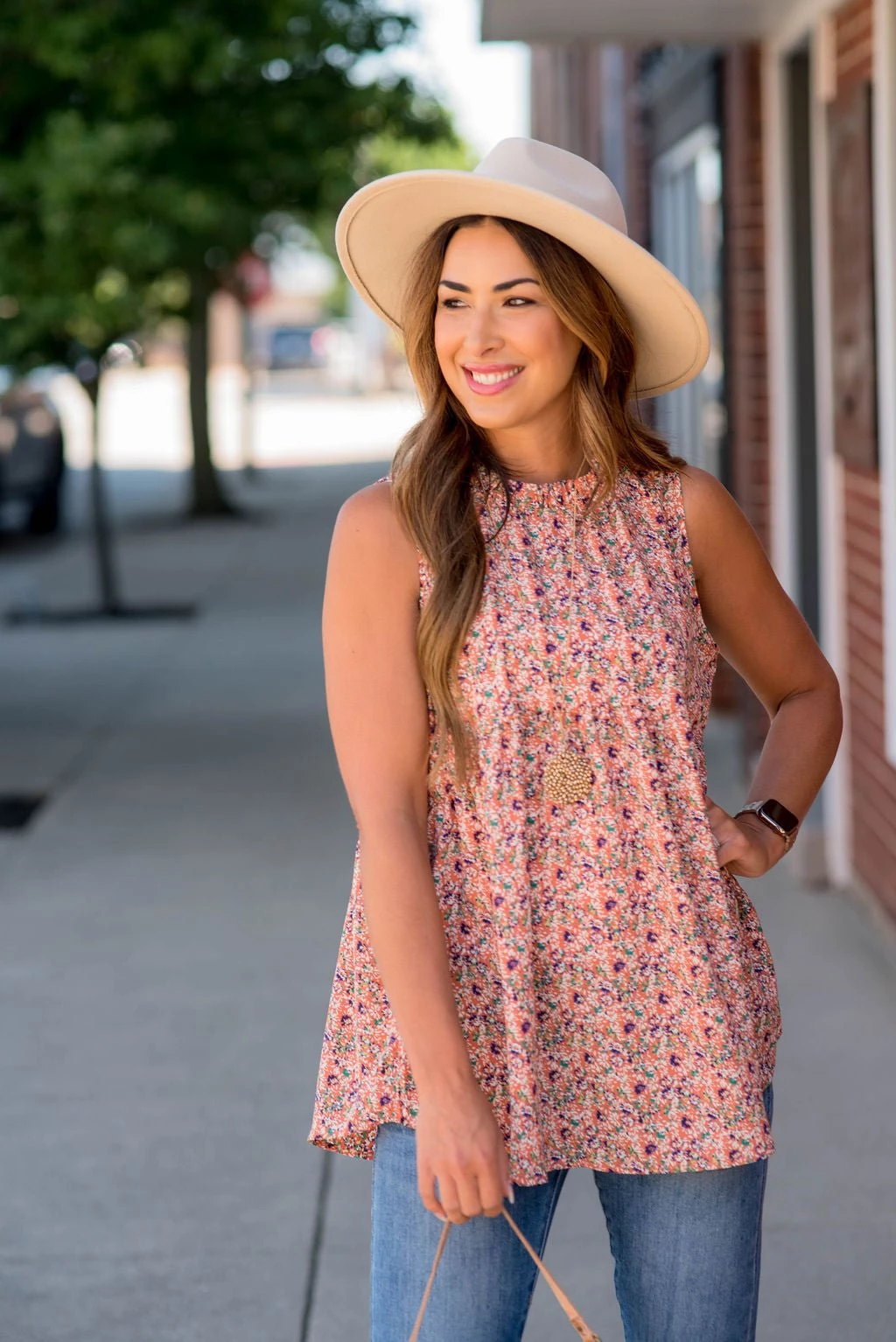 Mini Blooms Peplum Tank 15 Mini Blooms Peplum Tank - Image 15