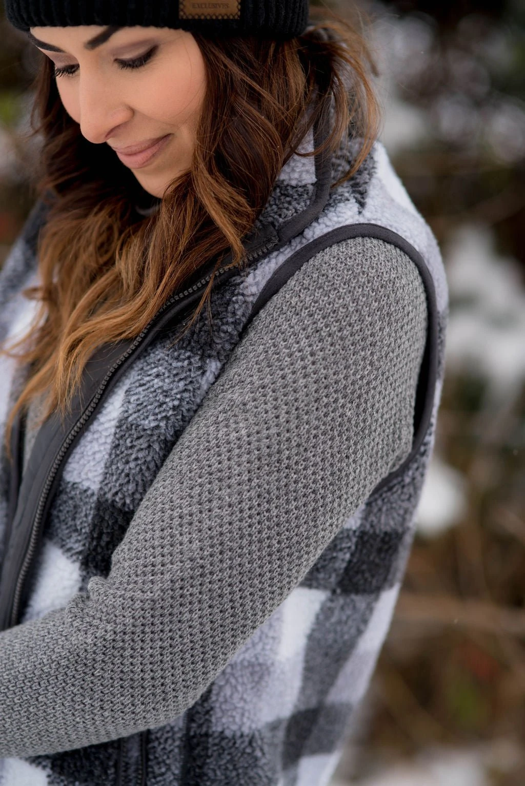 Buffalo Plaid Sherpa Vest 11 Buffalo Plaid Sherpa Vest - Image 11