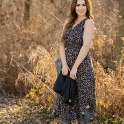 Vintage Floral Wrap Bottom Midi Dress 23 Vintage Floral Wrap Bottom Midi Dress -Women's Clothing Store BB 6930 69d37e27 c317 4783 9c62 cef6116ce331