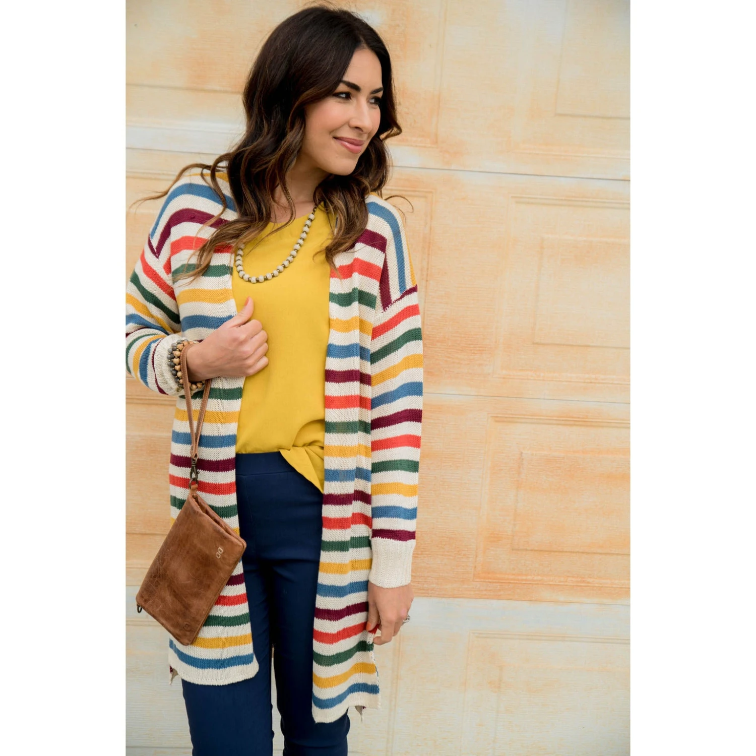 Multi Color Striped Cardigan 8 Multi Color Striped Cardigan - Image 8